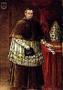 Portrait of Manuel de Alday, bishop of Santiago de Chile Jose Legarda